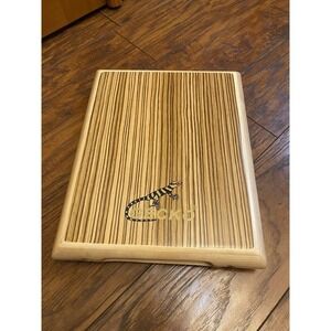 GECKO Travel Box Drum Percussion Instrument Zebra Wood New Without Box